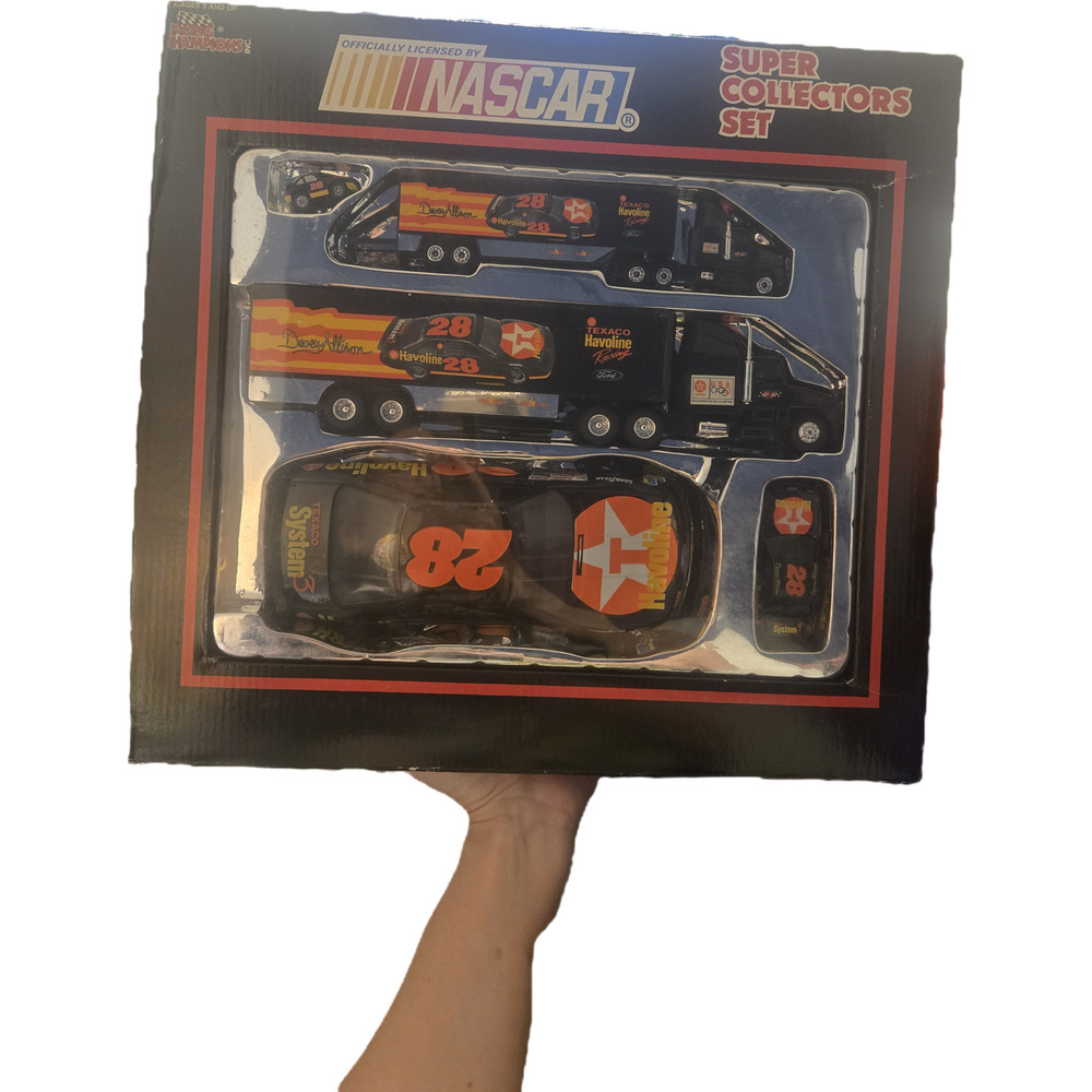 1992 Davey Allison #28 Texaco Havoline Super Collectors Set Racing Champions 5pc
